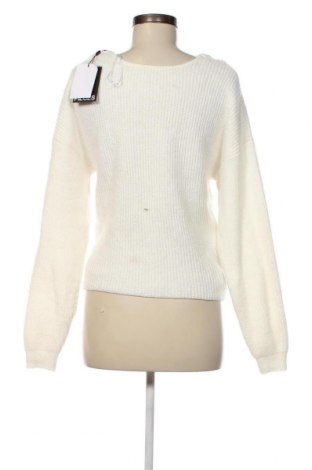 Дамски пуловер Pieces, Размер M, Цвят Екрю, Цена 17,82 лв.