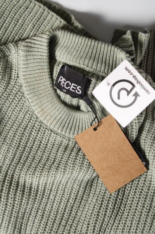 Дамски пуловер Pieces, Размер XS, Цвят Зелен, Цена 13,50 лв.