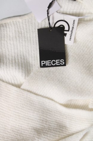Damenpullover Pieces, Größe M, Farbe Weiß, Preis € 15,31