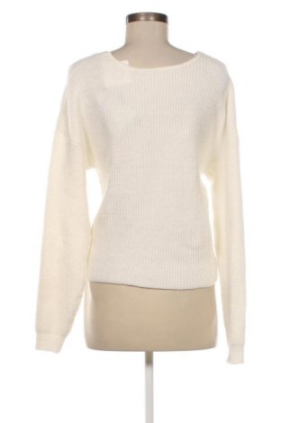 Γυναικείο πουλόβερ Pieces, Μέγεθος M, Χρώμα Λευκό, Τιμή 13,64 €