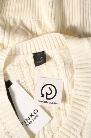 Дамски пуловер Pinko, Размер L, Цвят Екрю, Цена 213,56 лв.