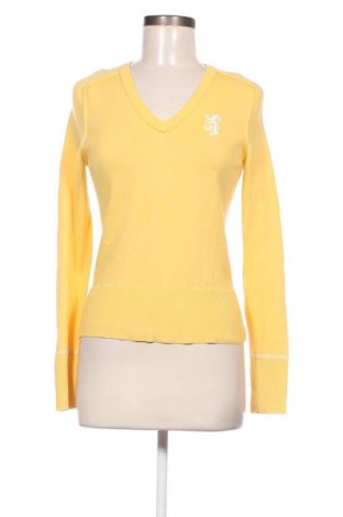Дамски пуловер Pringle, Размер M, Цвят Жълт, Цена 95,81 лв.