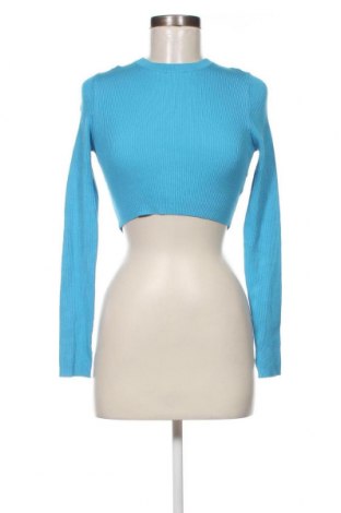 Дамски пуловер Pull&Bear, Размер M, Цвят Син, Цена 9,57 лв.