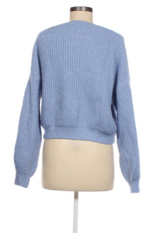 Дамски пуловер Pull&Bear, Размер M, Цвят Син, Цена 9,28 лв.