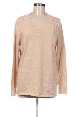 Γυναικείο πουλόβερ Rick Cardona, Μέγεθος XL, Χρώμα  Μπέζ, Τιμή 9,69 €