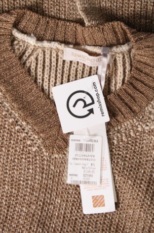 Дамски пуловер Rinascimento, Размер M, Цвят Бежов, Цена 46,20 лв.