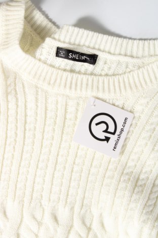 Дамски пуловер SHEIN, Размер S, Цвят Бял, Цена 21,86 лв.