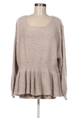 Γυναικείο πουλόβερ SHEIN, Μέγεθος XXL, Χρώμα  Μπέζ, Τιμή 10,23 €