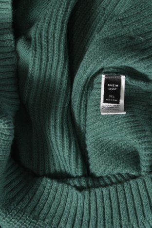 Γυναικείο πουλόβερ SHEIN, Μέγεθος 3XL, Χρώμα Πράσινο, Τιμή 8,45 €
