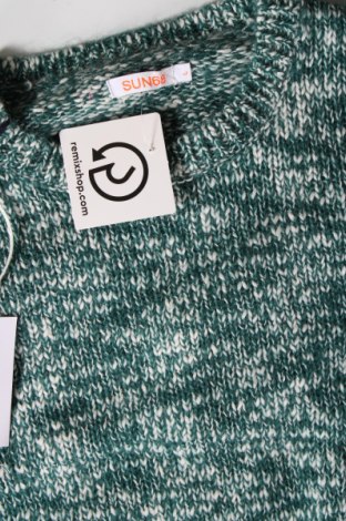 Дамски пуловер SUN68, Размер L, Цвят Зелен, Цена 29,04 лв.