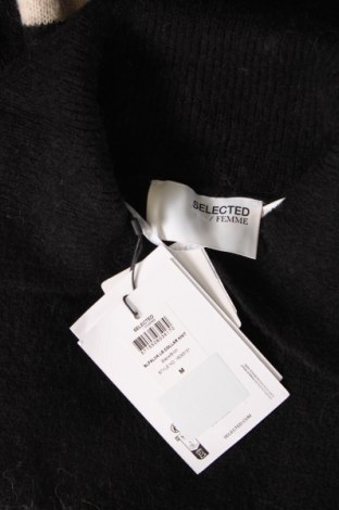 Дамски пуловер Selected Femme, Размер M, Цвят Черен, Цена 44,28 лв.
