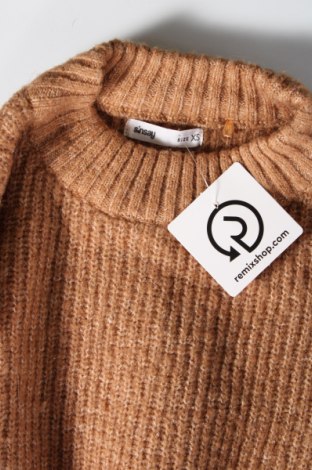 Дамски пуловер Sinsay, Размер XS, Цвят Бежов, Цена 8,12 лв.