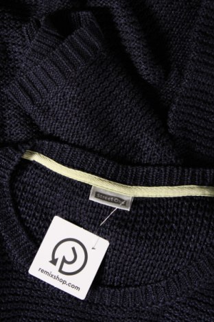 Дамски пуловер Street One, Размер L, Цвят Син, Цена 9,57 лв.