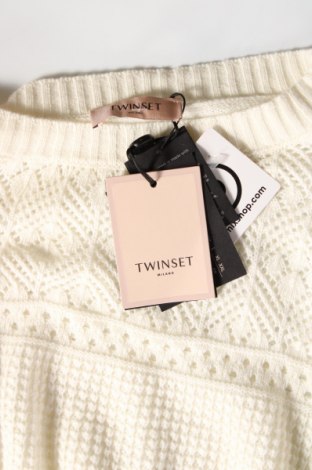 Γυναικείο πουλόβερ TWINSET, Μέγεθος XL, Χρώμα Λευκό, Τιμή 88,76 €