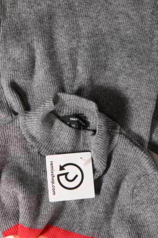 Дамски пуловер Tally Weijl, Размер XS, Цвят Сив, Цена 29,00 лв.