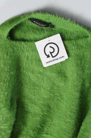 Дамски пуловер Today, Размер S, Цвят Зелен, Цена 29,00 лв.
