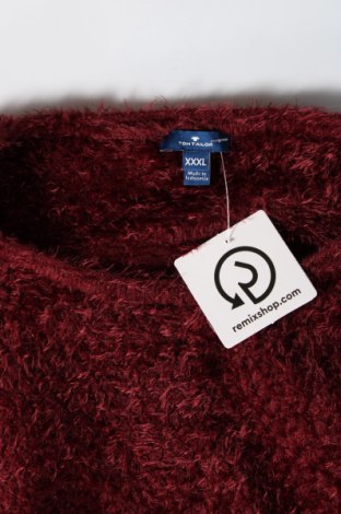 Дамски пуловер Tom Tailor, Размер XXL, Цвят Червен, Цена 14,50 лв.