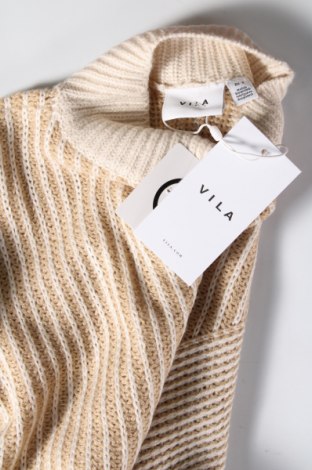 Дамски пуловер VILA, Размер S, Цвят Бежов, Цена 54,00 лв.