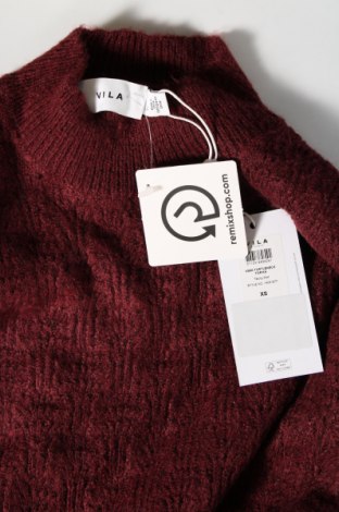 Дамски пуловер VILA, Размер XS, Цвят Червен, Цена 16,20 лв.