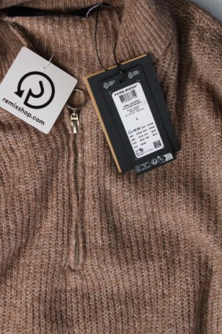 Γυναικείο πουλόβερ Vero Moda, Μέγεθος L, Χρώμα Καφέ, Τιμή 9,47 €