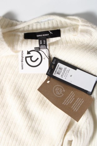 Γυναικείο πουλόβερ Vero Moda, Μέγεθος XL, Χρώμα Λευκό, Τιμή 9,47 €