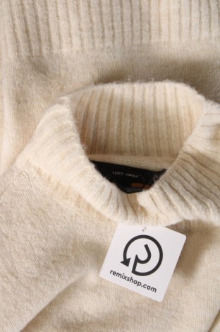 Γυναικείο πουλόβερ Vero Moda, Μέγεθος L, Χρώμα Εκρού, Τιμή 10,86 €