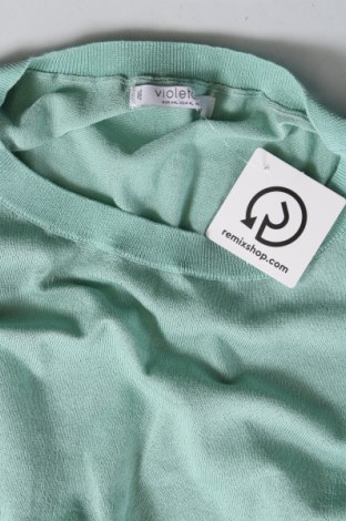 Γυναικείο πουλόβερ Violeta by Mango, Μέγεθος XXL, Χρώμα Πράσινο, Τιμή 23,02 €