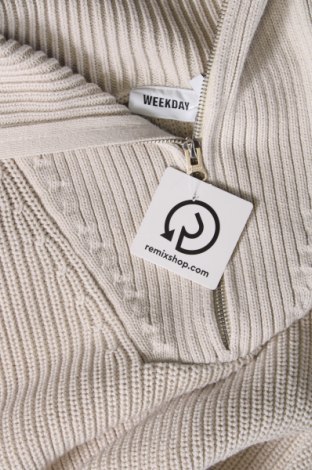 Дамски пуловер Weekday, Размер M, Цвят Бежов, Цена 16,79 лв.