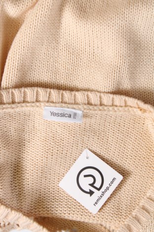 Дамски пуловер Yessica, Размер L, Цвят Бежов, Цена 8,99 лв.