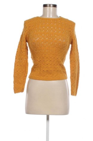 Дамски пуловер Zara, Размер S, Цвят Жълт, Цена 9,00 лв.