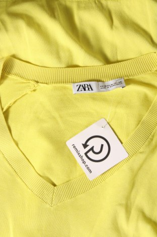 Дамски пуловер Zara, Размер L, Цвят Зелен, Цена 20,00 лв.