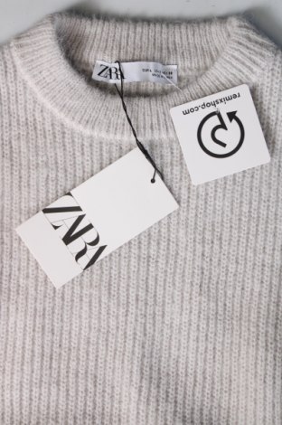 Дамски пуловер Zara, Размер L, Цвят Бежов, Цена 29,21 лв.
