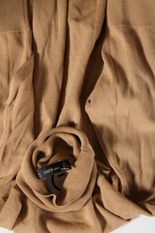 Дамски пуловер Zara Knitwear, Размер L, Цвят Бежов, Цена 19,99 лв.