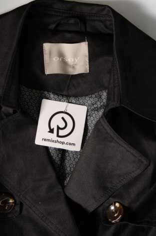 Damen Trenchcoat Orsay, Größe S, Farbe Schwarz, Preis 6,26 €