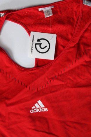Damen Sporttop Adidas, Größe M, Farbe Rot, Preis 16,70 €