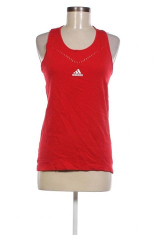 Damen Sporttop Adidas, Größe M, Farbe Rot, Preis € 16,70