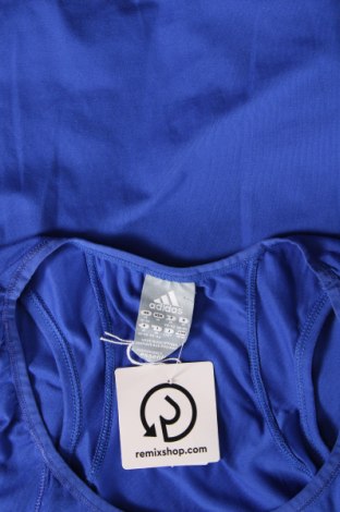 Γυναίκειο αθλητικό τοπ Adidas, Μέγεθος M, Χρώμα Μπλέ, Τιμή 14,11 €