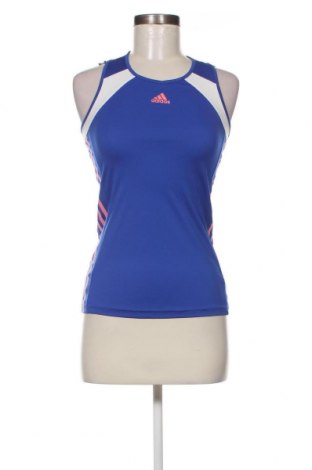 Γυναίκειο αθλητικό τοπ Adidas, Μέγεθος S, Χρώμα Μπλέ, Τιμή 14,85 €