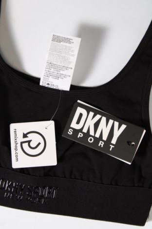 Дамски спортен топ DKNY, Размер M, Цвят Черен, Цена 35,26 лв.