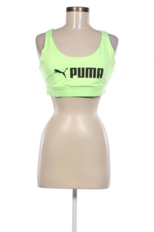 Damen Sporttop PUMA, Größe L, Farbe Grün, Preis 20,41 €