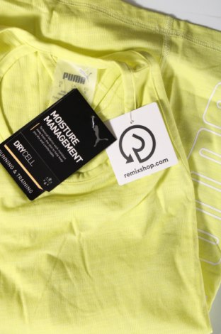 Damen Sporttop PUMA, Größe S, Farbe Gelb, Preis 28,20 €