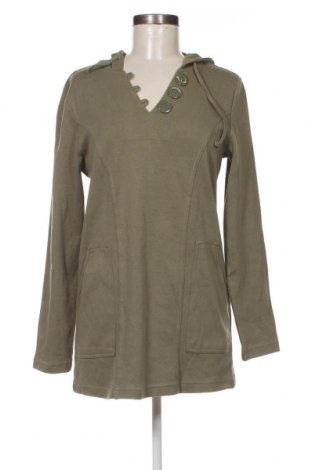 Γυναικείο φούτερ Bpc Bonprix Collection, Μέγεθος S, Χρώμα Πράσινο, Τιμή 17,94 €