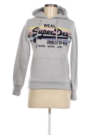 Γυναικείο φούτερ Superdry, Μέγεθος XS, Χρώμα Γκρί, Τιμή 25,89 €