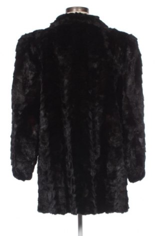 Дамско кожено палто, Размер XL, Цвят Черен, Цена 165,00 лв.