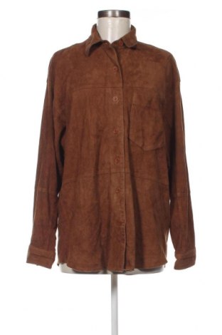 Dámska kožená bunda , Veľkosť M, Farba Hnedá, Cena  15,17 €