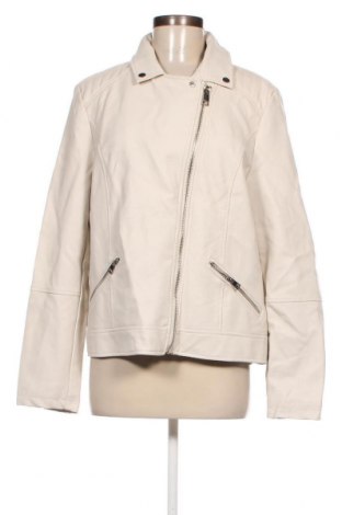 Γυναικείο δερμάτινο μπουφάν, Μέγεθος XL, Χρώμα Λευκό, Τιμή 25,76 €