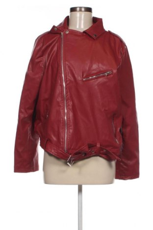 Damen Lederjacke, Größe 4XL, Farbe Rot, Preis € 34,10