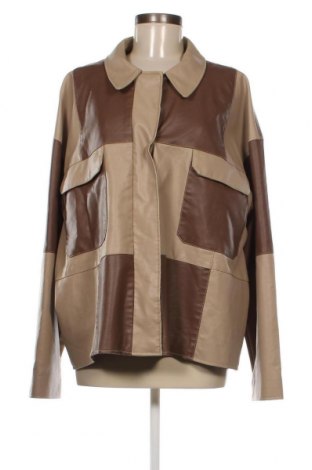 Γυναικείο δερμάτινο μπουφάν ASOS, Μέγεθος XL, Χρώμα Πολύχρωμο, Τιμή 11,87 €