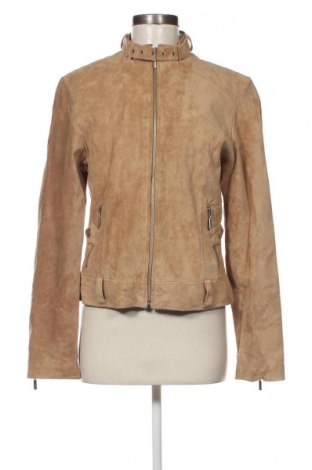Dámska kožená bunda  Amisu, Veľkosť M, Farba Béžová, Cena  49,14 €