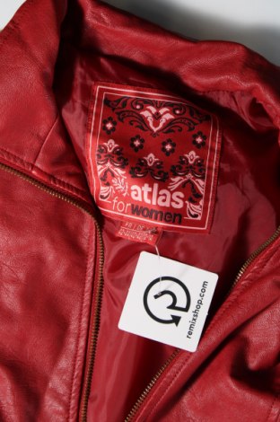 Damen Lederjacke Atlas For Women, Größe M, Farbe Rot, Preis € 18,76